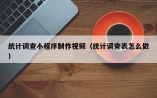 泰兴统计调查小程序制作视频（统计调查表怎么做）