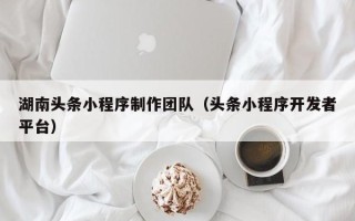 泰兴湖南头条小程序制作团队（头条小程序开发者平台）